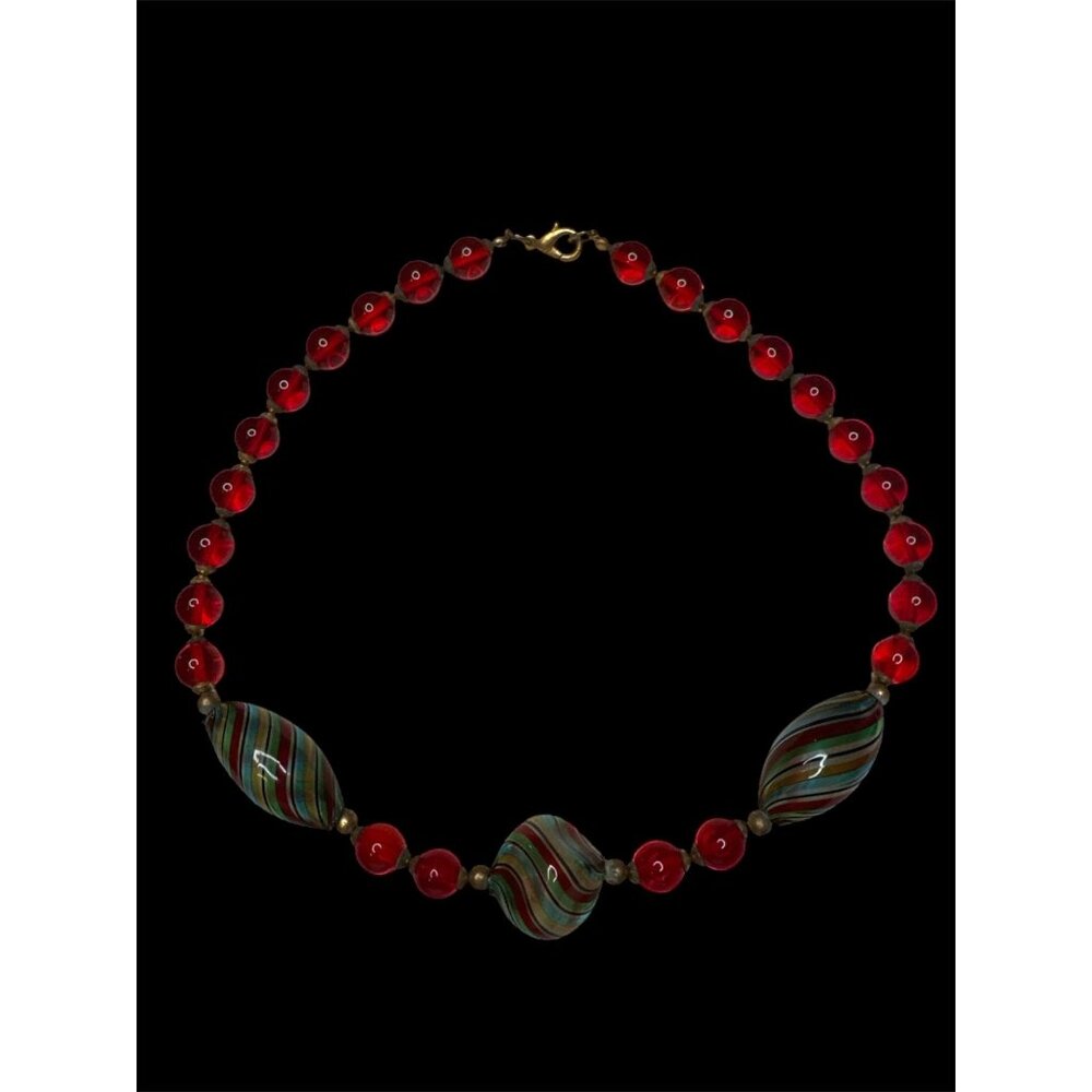 Venezia Murano Blown Glass Necklace